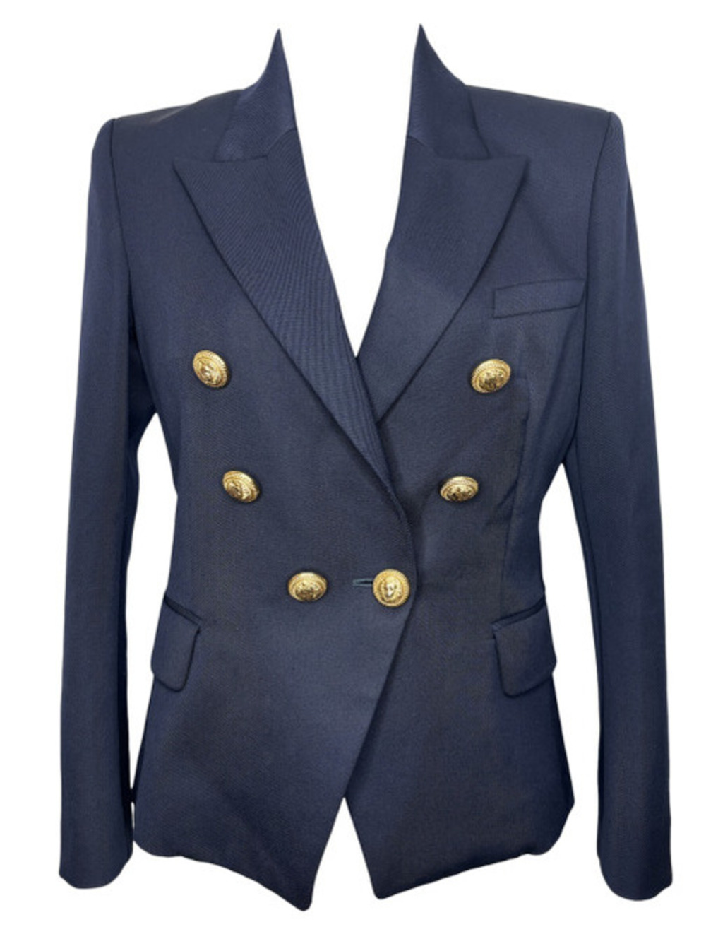 Balmain Fitted Wool Blazer